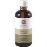 Oil Garden Massage Oil Blend Relax & Unwind 100ml